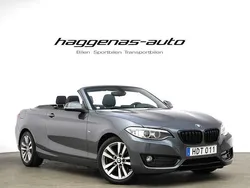 Mineral grey metallic Begagnad 2015 BMW 220 Sport Line Cab | 209 000 kr (Lite dyr)