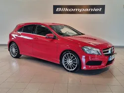 Röd Begagnad 2014 Mercedes A180 AMG line Halvkombi | 139 900 kr (Marknadspris)