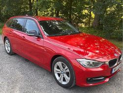 Röd Begagnad 2014 BMW 320 Sport Line Kombi | 165 000 kr (Marknadspris)