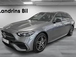 Grå Begagnad 2024 Mercedes C300e AMG Line Premium Kombi | 529 900 kr (Bra pris)