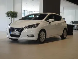 Vit Begagnad 2022 Nissan Micra Acenta Halvkombi | 169 900 kr (Marknadspris)