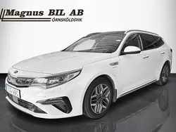 Vit Begagnad 2019 Kia Optima Hybrid Advance Sedan | 189 900 kr (Marknadspris)