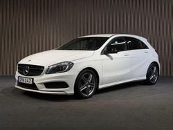 Vit Begagnad 2015 Mercedes A180 AMG line Halvkombi | 146 900 kr (Lite dyr)