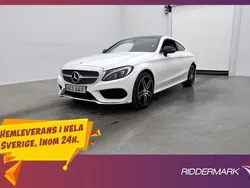 Vit Begagnad 2018 Mercedes C200 AMG Sportkupé | 209 800 kr (Superpris)