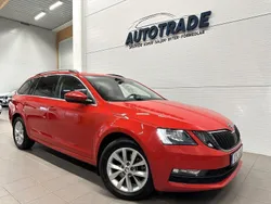 Röd Begagnad 2018 Skoda Octavia Ambition Kombi | 129 900 kr (Marknadspris)