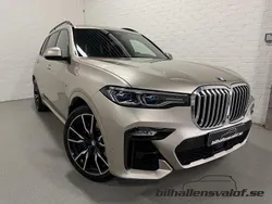 Ljusgrå (lgrå) Begagnad 2019 BMW X7 M Sport SUV | 709 900 kr (Marknadspris)