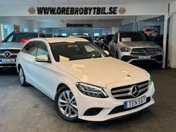 Vit Begagnad 2018 Mercedes C200 Avantgarde Kombi | 259 900 kr (Marknadspris)