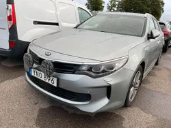 Grå (silver metallic) Begagnad 2018 Kia Optima Hybrid 2 Sedan | 199 000 kr (Marknadspris)