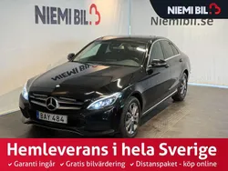Svart Begagnad 2016 Mercedes C220 Avantgarde Sedan | 234 900 kr (Marknadspris)