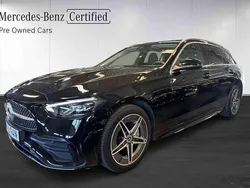 Svart Begagnad 2022 Mercedes C300e AMG Kombi | 429 000 kr (Marknadspris)
