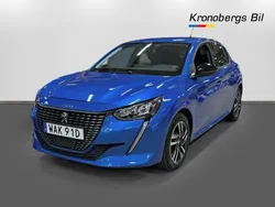 Blå Begagnad 2023 Peugeot 208 Allure Halvkombi | 199 500 kr (Marknadspris)