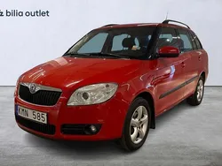 Röd Begagnad 2008 Skoda Fabia Kombi | 40 000 kr (Marknadspris)