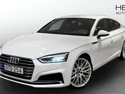 Vit (white) Begagnad 2017 Audi A5 Sportback S-Line Halvkombi | 259 900 kr (Marknadspris)
