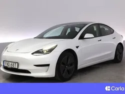 Vit Begagnad 2021 Tesla Model 3 Standard Range Sedan | 259 900 kr (Marknadspris)