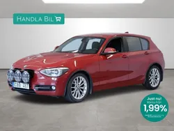 Röd Begagnad 2013 BMW 118 Sport Line Halvkombi | 129 900 kr (Lite dyr)