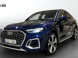 Blå Begagnad 2022 Audi Q5 Sportback S-Line SUV | 549 000 kr