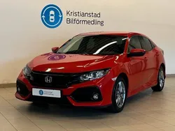 Röd Begagnad 2018 Honda Civic Elegance Halvkombi | 159 900 kr (Marknadspris)