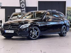 Svart Begagnad 2016 Mercedes C220 AMG Kombi | 224 900 kr (Marknadspris)