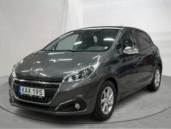 Mörkgrå Begagnad 2019 Peugeot 208 Halvkombi | 109 250 kr (Marknadspris)