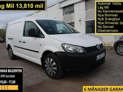 Vit Begagnad 2011 VW Caddy Maxi Minibuss | 69 900 kr (Bra pris)