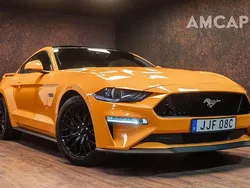 Orange Begagnad 2019 Ford Mustang GT Sportkupé | 449 500 kr (Marknadspris)