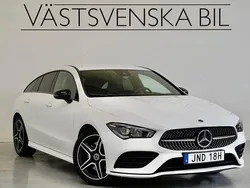 Vit Begagnad 2022 Mercedes CLA200 Shooting Brake AMG Kombi | 219 000 kr (Marknadspris)