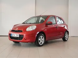 Röd Begagnad 2012 Nissan Micra Halvkombi | 59 800 kr (Marknadspris)