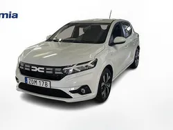 Vit Ny 2024 Dacia Sandero Expression Halvkombi | 211 900 kr (Bra pris)