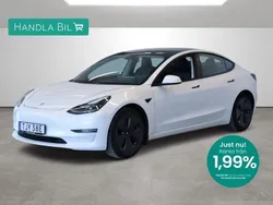 Vit Begagnad 2021 Tesla Model 3 Long Range Sedan | 269 900 kr (Bra pris)