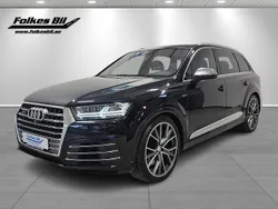 Blå (moonlight blue metallic) Begagnad 2016 Audi SQ7 SUV | 429 000 kr (Marknadspris)