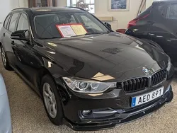 Svart Begagnad 2015 BMW 320 Sport Line Kombi | 154 000 kr (Bra pris)