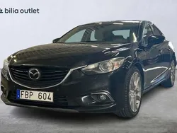 Svart Begagnad 2012 Mazda 6 Optimum Sedan | 119 900 kr (Marknadspris)