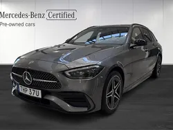 Svart Begagnad 2022 Mercedes C300e Premium Kombi | 399 900 kr (Marknadspris)