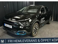Svart Begagnad 2022 Citroën e-C4 Shine Sedan | 299 900 kr (Marknadspris)