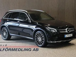 Svart Begagnad 2019 Mercedes GLC220 AMG SUV | 314 900 kr (Marknadspris)
