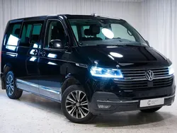 Svart Begagnad 2021 VW Multivan Highline Minibuss | 589 900 kr
