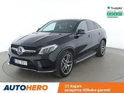 Svart Begagnad 2018 Mercedes GLE350 AMG line Sportkupé | 471 000 kr (Marknadspris)
