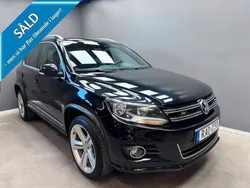 Svart Begagnad 2015 VW Tiguan R-line SUV | 129 900 kr (Lite dyr)