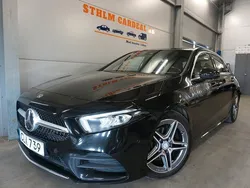 Svart Begagnad 2018 Mercedes A200 AMG Halvkombi | 234 700 kr (Marknadspris)