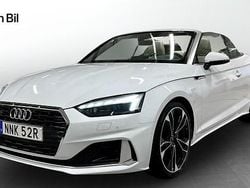 Vit (glaciärvit metallic) Begagnad 2021 Audi A5 Cabriolet Proline Cab | 449 000 kr