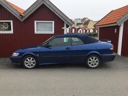 Blå Begagnad 2000 Saab 9-3 Cabriolet Aero Cab | 155 000 kr (Dyr)
