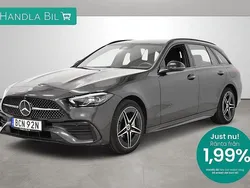 Grå Begagnad 2022 Mercedes C300e AMG Kombi | 409 900 kr (Dyr)