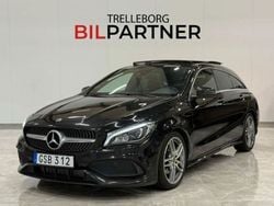 Svart Begagnad 2018 Mercedes CLA200 Shooting Brake AMG Kombi | 194 900 kr (Marknadspris)