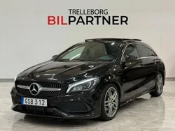 Svart Begagnad 2018 Mercedes CLA200 Shooting Brake AMG Kombi | 194 900 kr (Marknadspris)