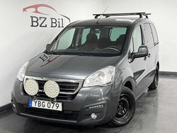 Mörkgrå (grå) Begagnad 2015 Peugeot Partner Tepee Minibuss | 59 900 kr (Marknadspris)