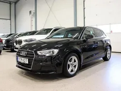 Svart Begagnad 2017 Audi A3 Sportback Proline Halvkombi | 184 900 kr (Marknadspris)