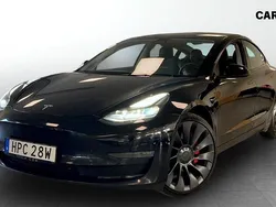 Svart (black) Begagnad 2022 Tesla Model 3 Performance Sedan | 314 900 kr