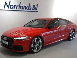 Röd (tangoröd metallic) Begagnad 2019 Audi A7 Sportback S-Line Halvkombi | 469 900 kr (Superpris)
