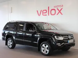 Svart Begagnad 2018 VW Amarok Highline Pickup | 234 900 kr (Marknadspris)