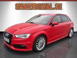 Röd Begagnad 2016 Audi A3 Sportback S-Line Halvkombi | 119 900 kr (Bra pris)